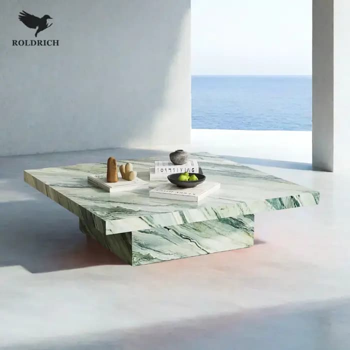 Table basse italienne Unique Glam minimaliste nordique Table basse de luxe Design de luxe Mesa Centr
