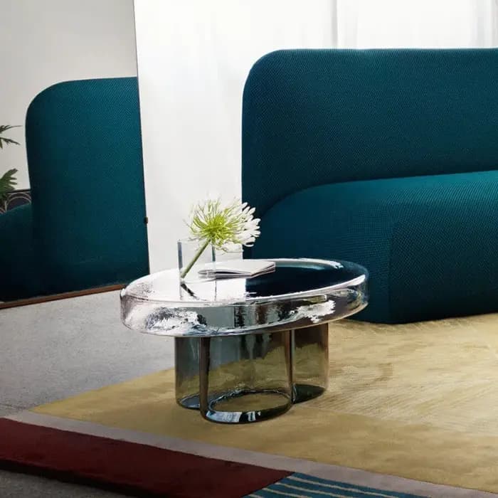Présentoir nordique Table basse plancher Unique luxe rangement
