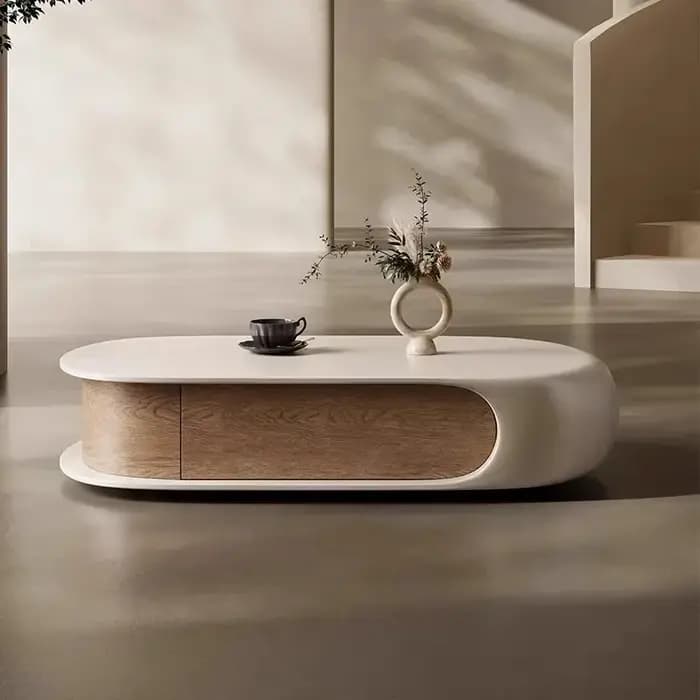 Table basse moderne de rangement