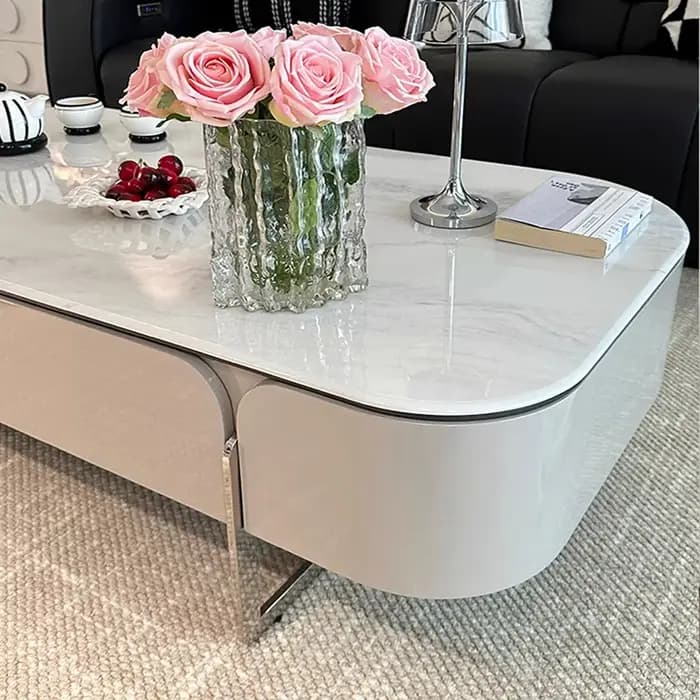 Table basse De rangement créative européenne élégante exquise Glamour