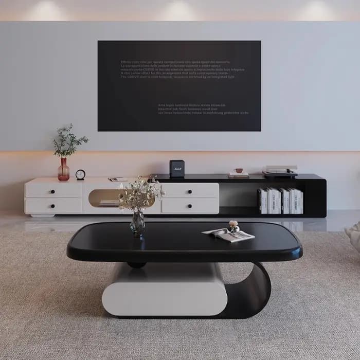 Support TV rétractable simple