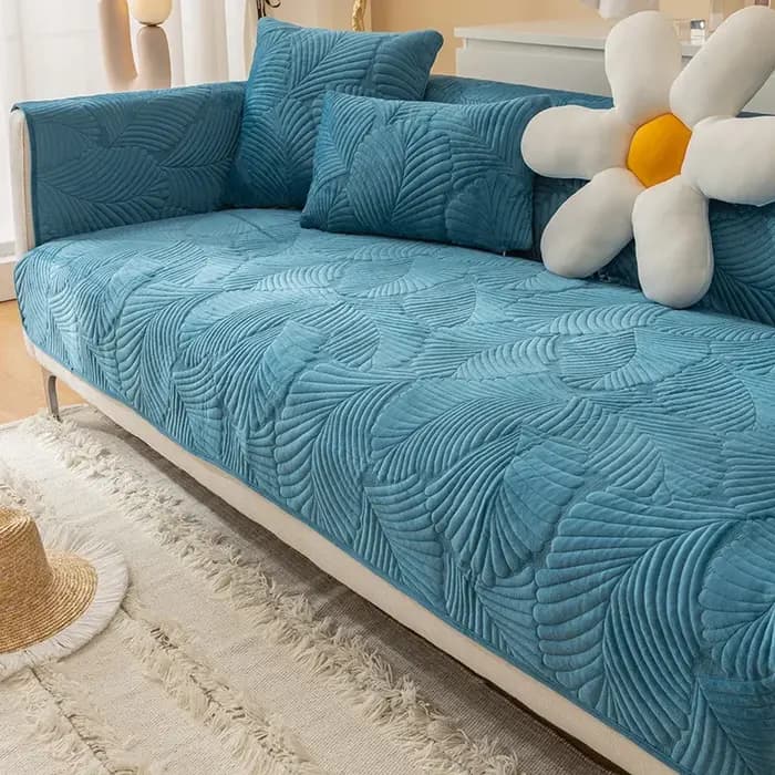 Housse de canapé en peluche