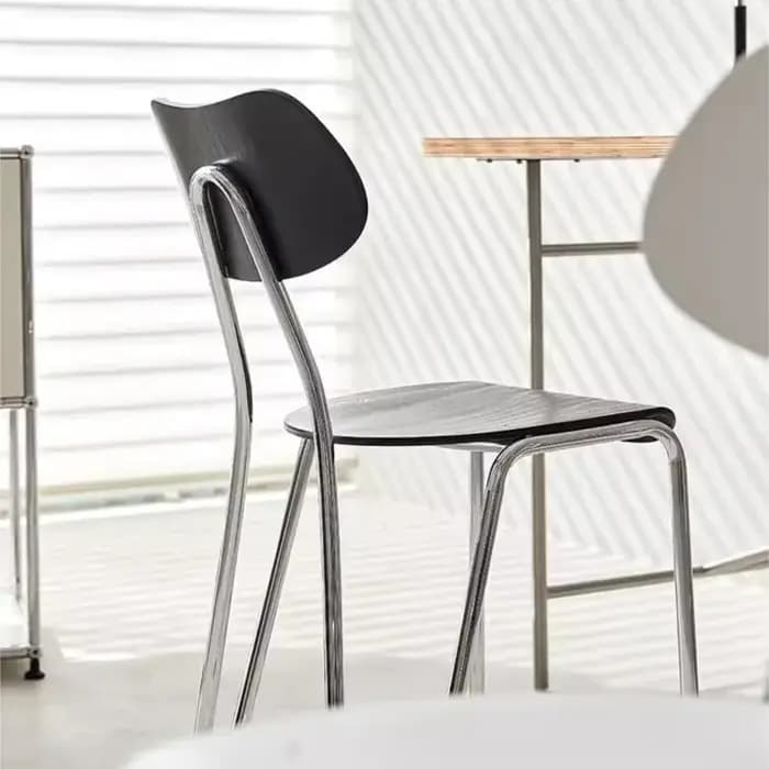 MOMO-Chaise de Salle à Manger à Dossier Antique de Restaurant Coréen Moderne et Simple, Design de Cé