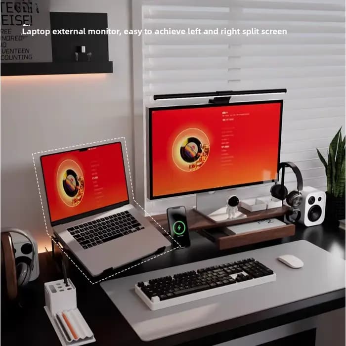 Z3 Pro support de moniteur modulaire en bois massif support d'ascenseur de bureau support d'écran d'