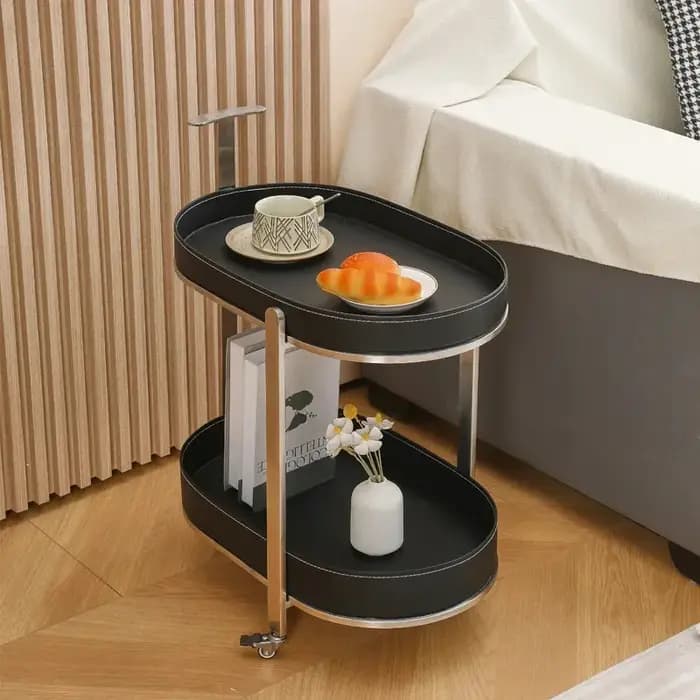 Table d'appoint créative pour canapé avec rangement, table basse célèbre d'Internet, design mobile e