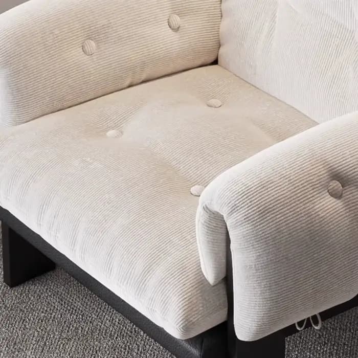 Fauteuil de balcon ergonomique moderne avec support lombaire