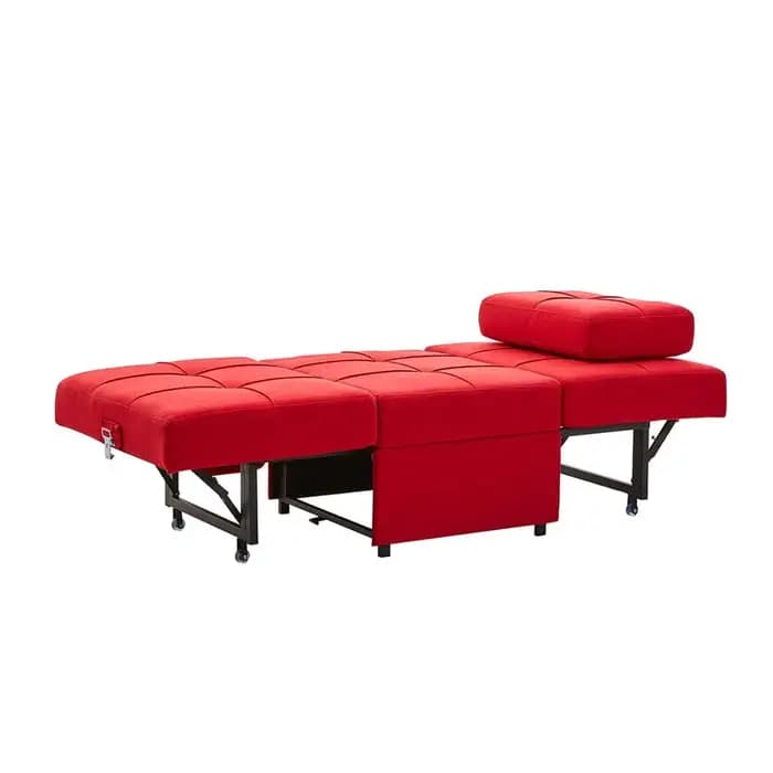 Canapé simple multifonctionnel coloré, canapé deux places, lit pliable
