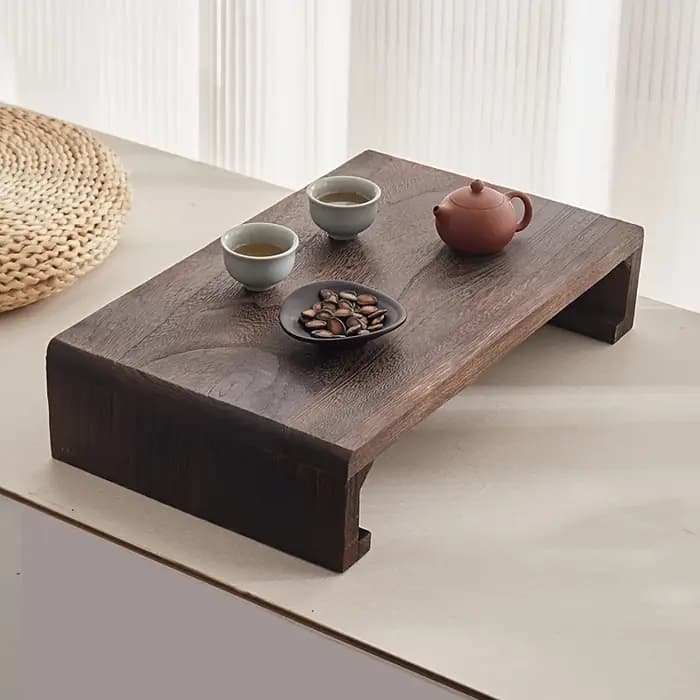 Plateaux de Table de lit rectangulaires en bois, avec pieds pliables, Table basse et Table à thé, pe