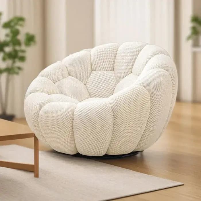 Fauteuil de relaxation individuel design en forme de citrouille