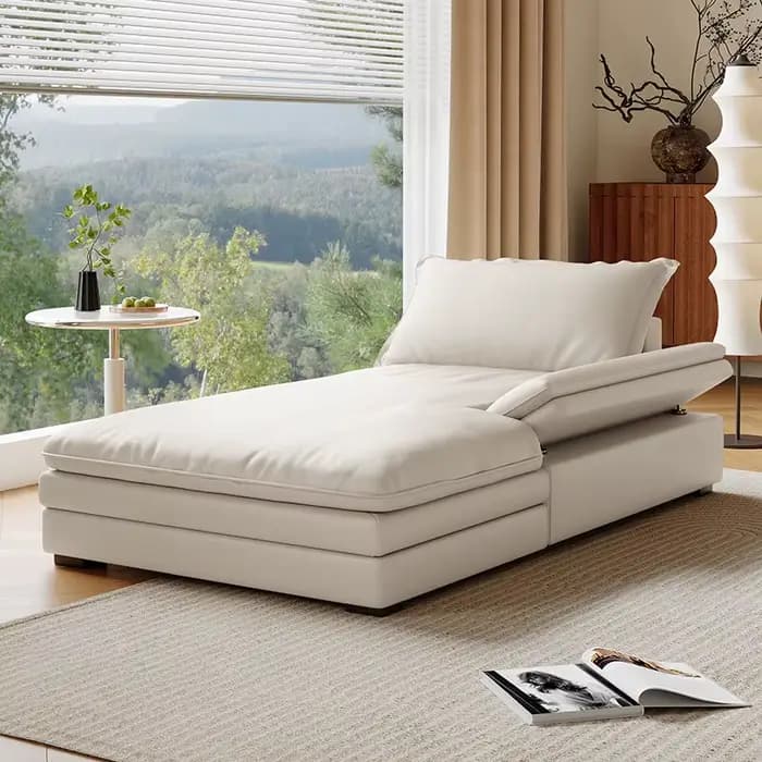 Canapé italien confortable et multifonctionnel pour salon d'appartement, style minimaliste, idéal po