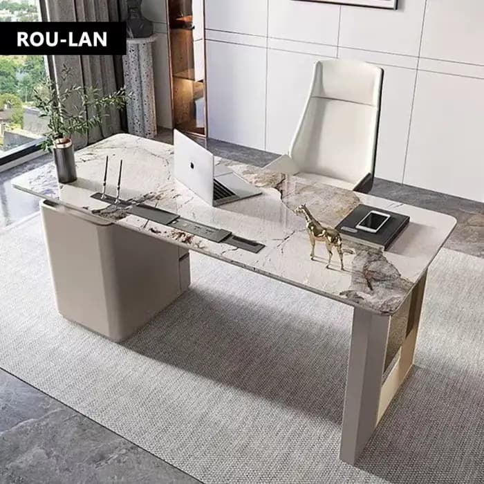 Bureau d'Écriture Minimaliste Moderne
