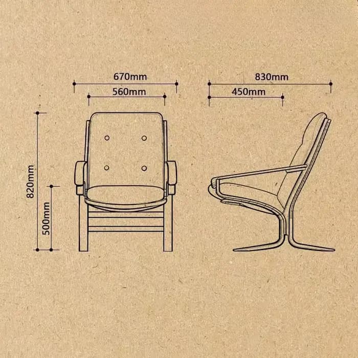 Chaise de bureau, chaise de maquillage