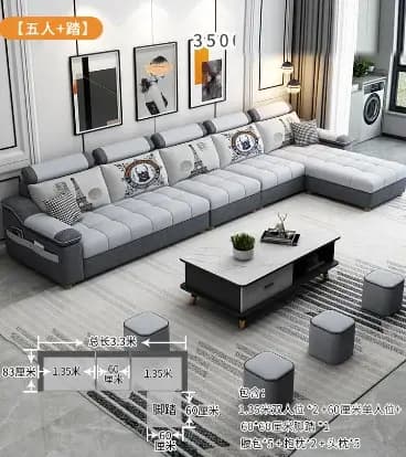 Canapés design confortables rangement canapé de salon d'angle nordique confortable minimaliste Divani Da Soggiorno accessoires pour la maison