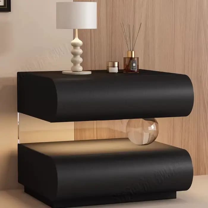 Meuble de rangement noir
