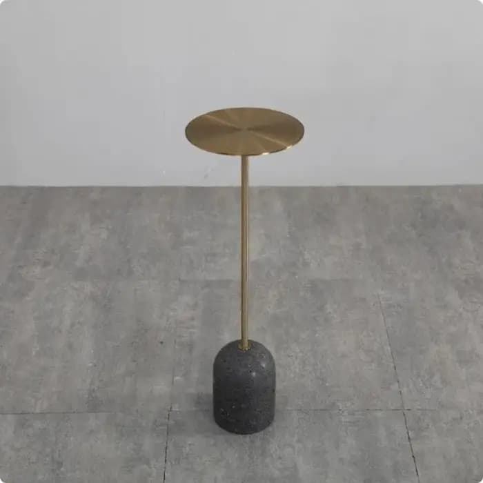 Tables de canapé d'art modernes en acier inoxydable