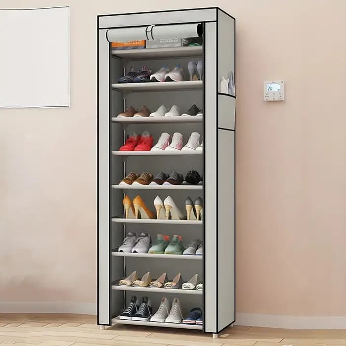 Armoire à chaussures multicouche anti-poussière, 1 pièce, étagère à chaussures, meubles et rangement