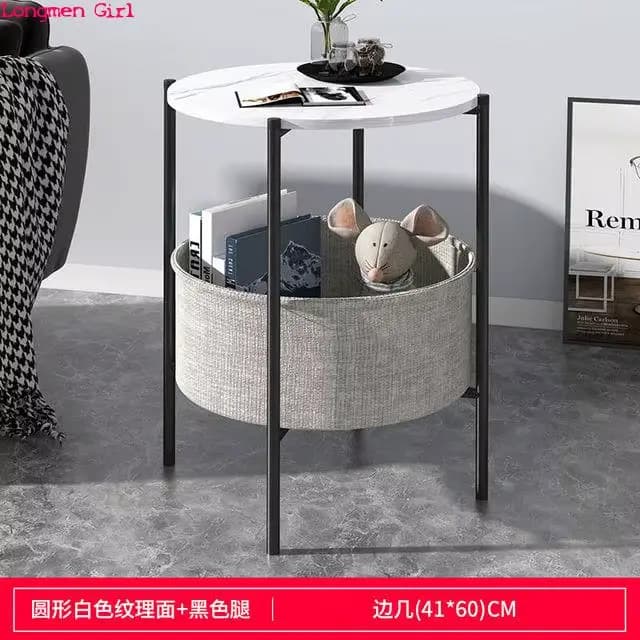 Table Basse Minimaliste et Moderne, Canapé d'Angle, oral et, Chambre à Coucher, Petite Table Ronde,