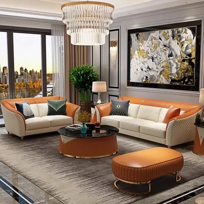 Canapé inclinable de luxe moderne
