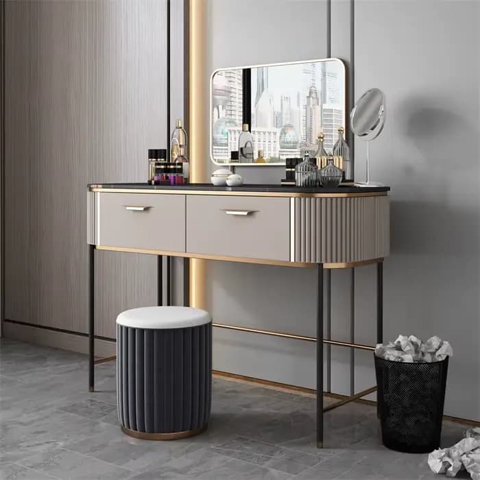 Commode de bureau en pierre de luxe léger
