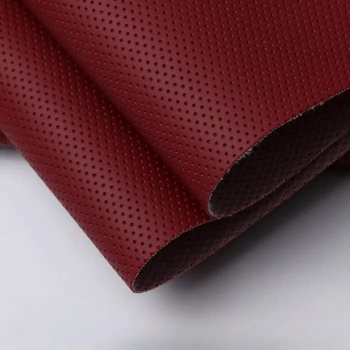 Tissu en cuir perforé respirant pour meubles