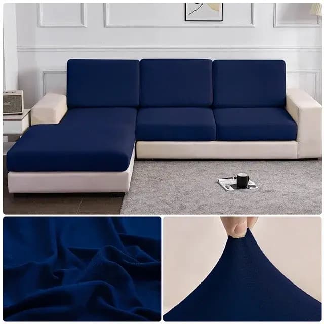 Housse de coussin de siège de canapé élastique, housse de canapé pour salon, amovible, lavable, coin