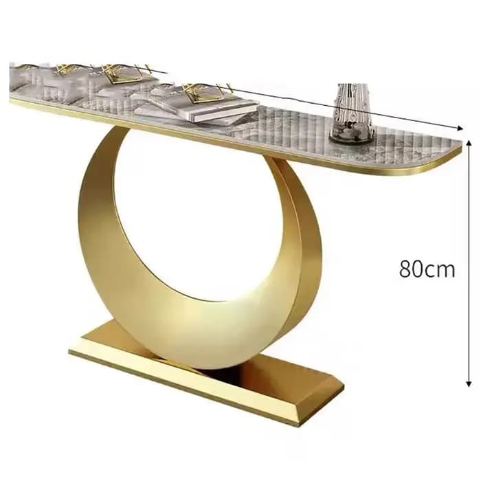 Table console de Style Glam italien minimaliste gain de place