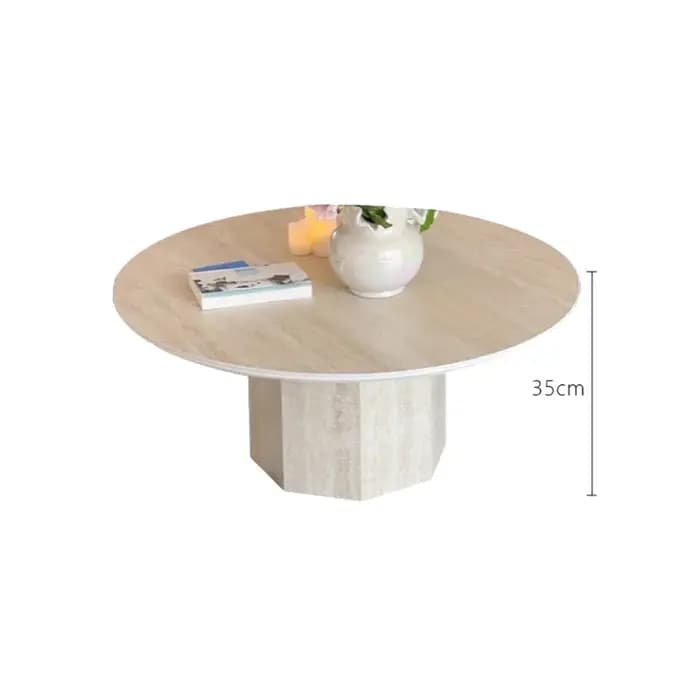 Table basse ronde esthétique Premium à la mode luxe