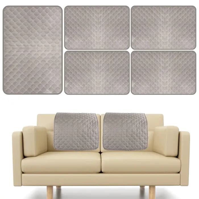 Housse d'appui-tête de canapé inclinable en Polyester doux