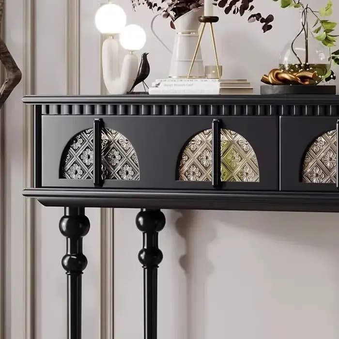 Table d'angle de luxe moderne salon Design Vintage Style Console Tables entrée Simple