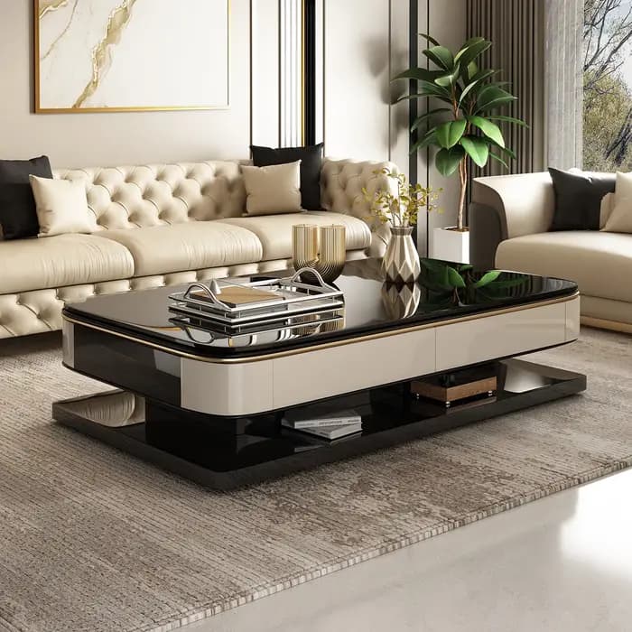 Table basse Design au sol