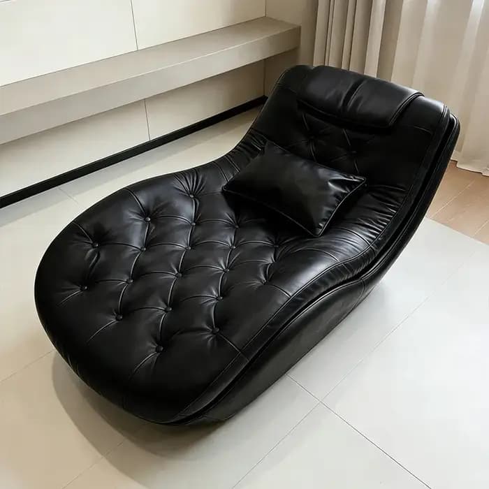Fauteuil inclinable zéro gravité en cuir