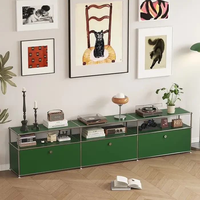 Armoire de salon moderne, buffet modulaire, armoires de rangement, meuble TV combiné pour cadre en a