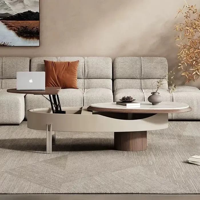 Table basse minimaliste De luxe, ensemble nordique, ornements multifonctions, Meuble De Salon italien esthétique