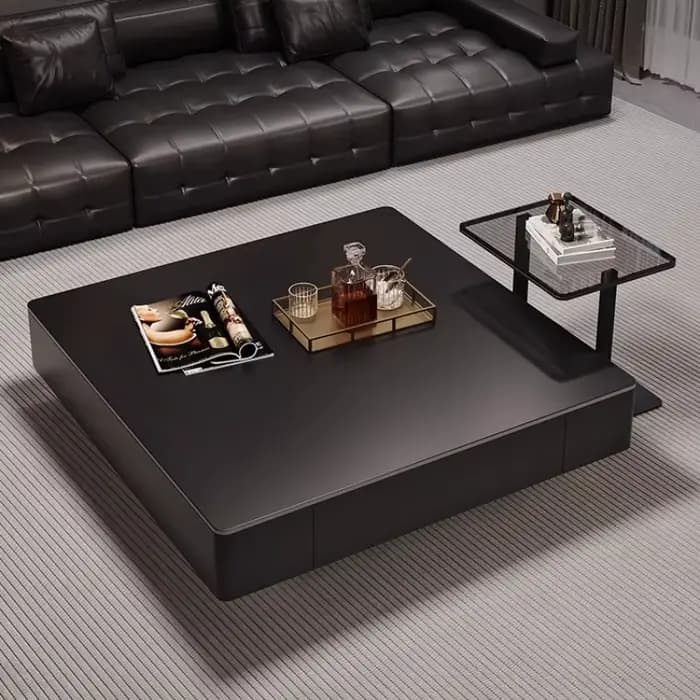 Ornements simples Table basse affichage Unique carré Glam