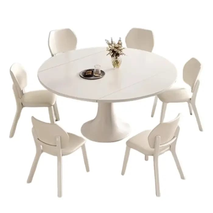 Table à manger extensible en bois