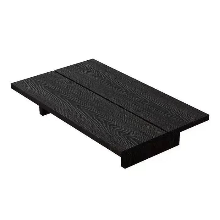 Wabi Sabi Table basse minimaliste moderne à la mode rustique Rectangle