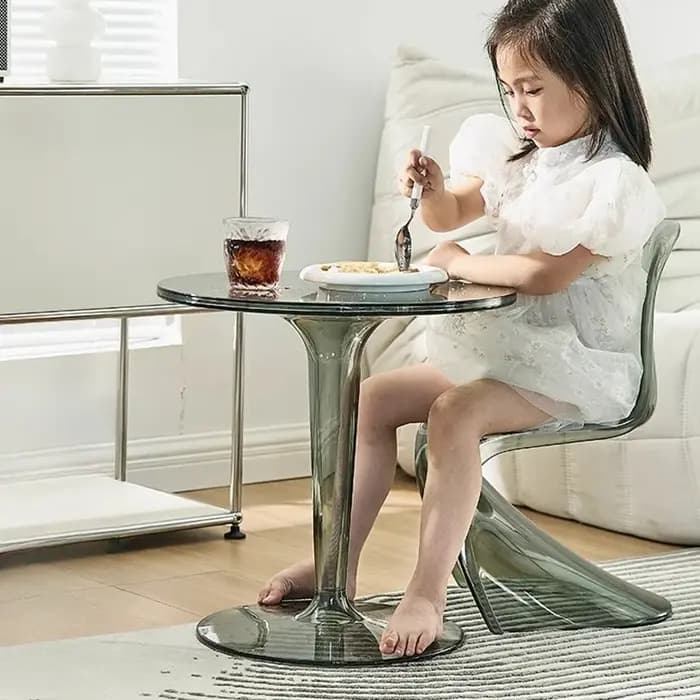 Tables basses nordiques Table ronde minimaliste moderne salon