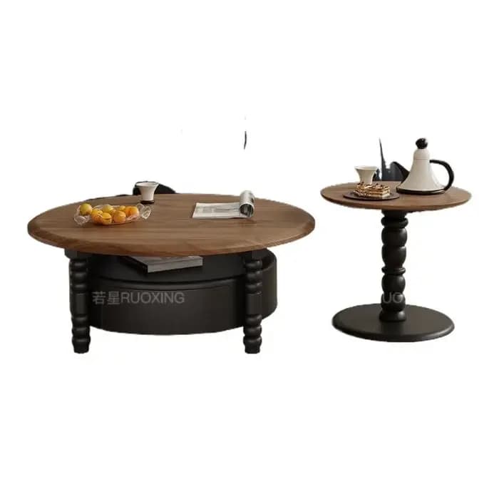 Cadre Table basse japonaise ensemble Unique minimaliste Table basse italienne rangement Meuble De Sa