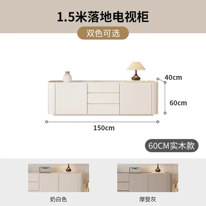Meuble Tv moderne et brillant, esthétique, Design rond de luxe, blanc, meubles de salon, chambre à c