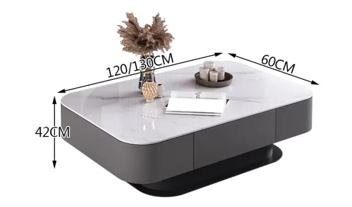 Table basse de rangement européenne