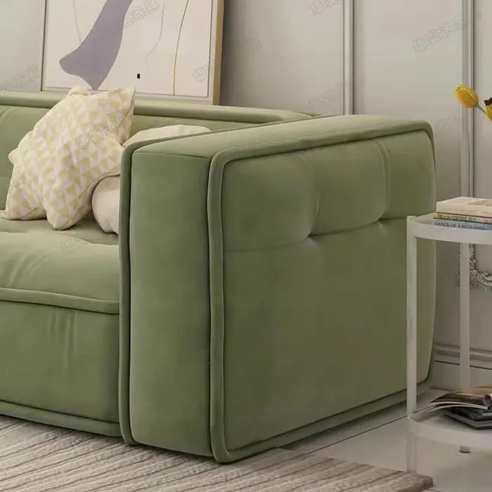 Salon sectionnel luxe canapé minimaliste nordique classique inclinable
