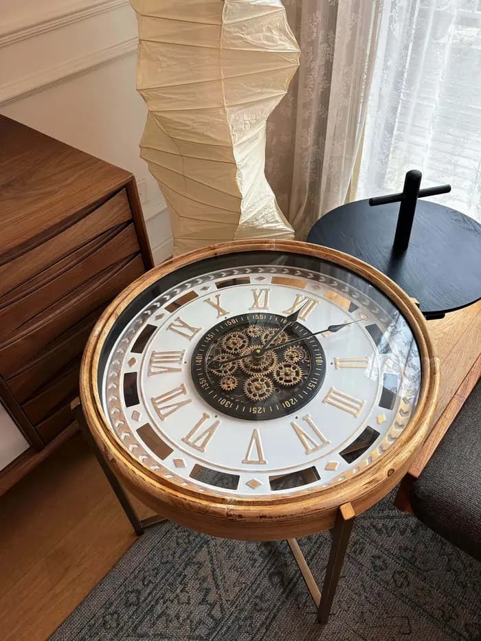Table basse de luxe glamour avec rangement