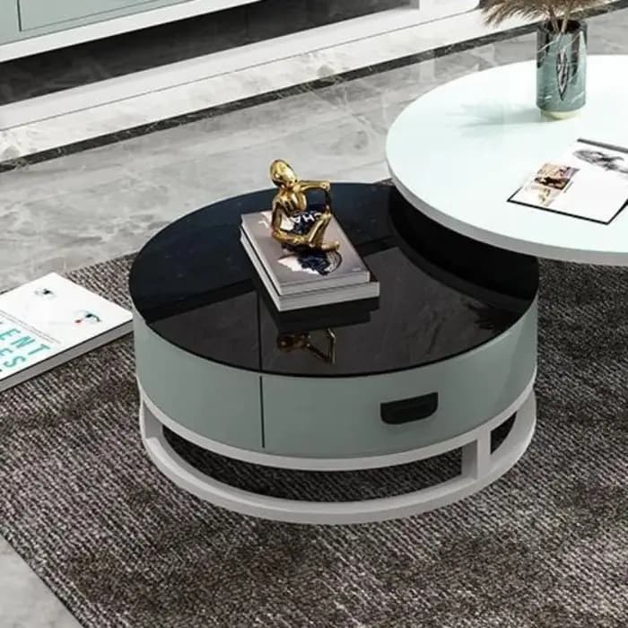 Cadre esthétique Table basse ronde Unique plancher affichage