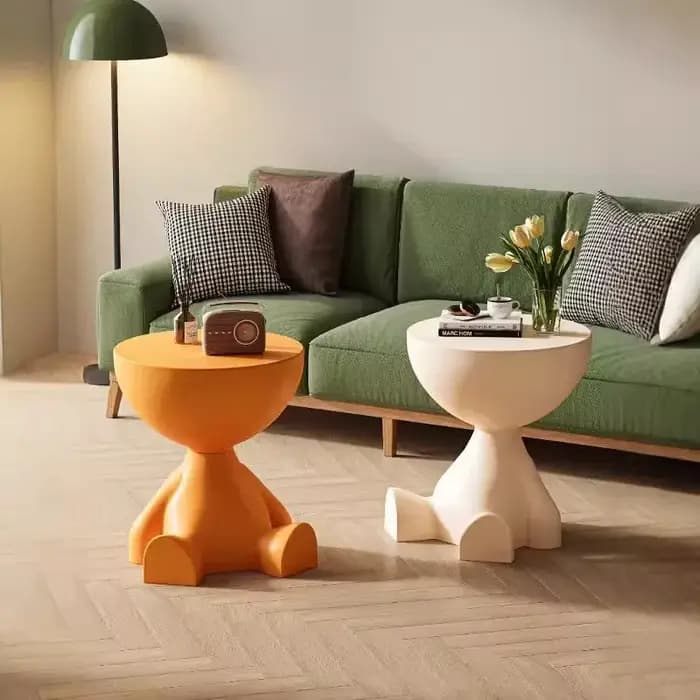 Table basse plate en plastique de style simple DE 2 pour la maison