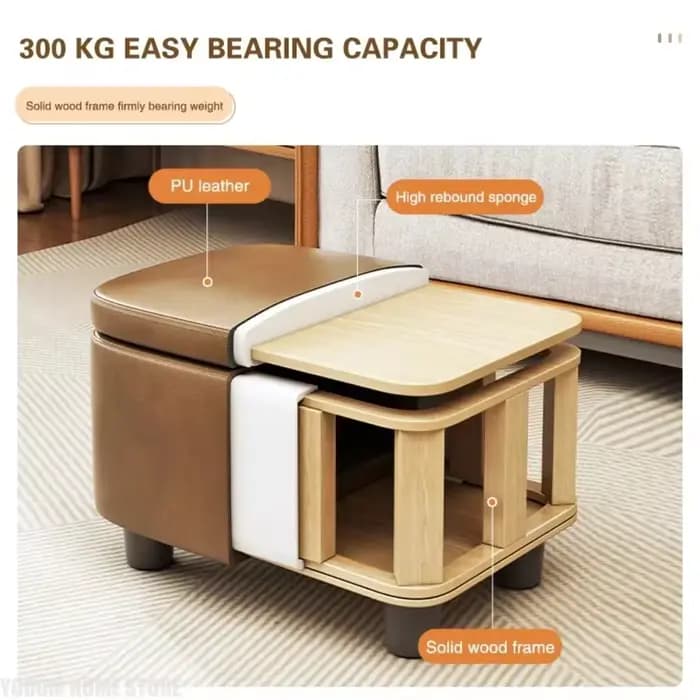 Moderne Simple organisateur tabouret poufs créatif ménage confortable canapé rembourré salon