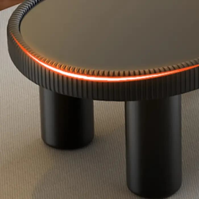 Table basse moderne en verre