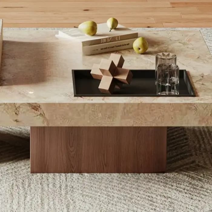 Table basse vintage pour petit appartement