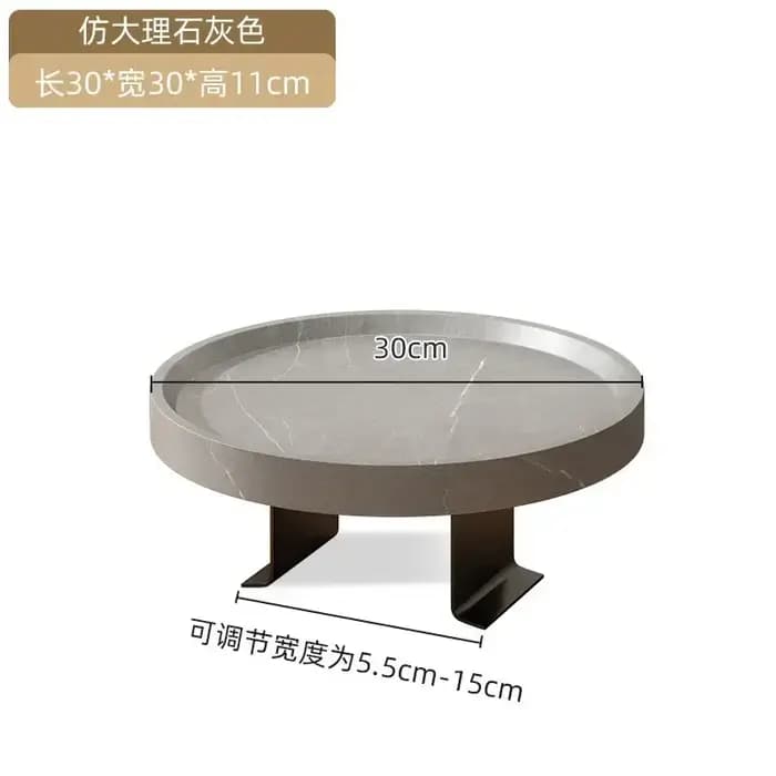 1 table d'accoudoir de canapé extensible moderne - plateau