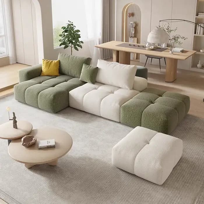 Salon classique canapé rangement adultes dormeur concepteur relaxant