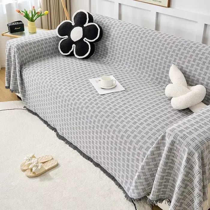 Couverture de canapé Style crème, 1 pièce, housse de fauteuil antidérapante, serviette anti-poussièr